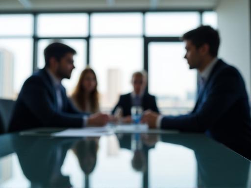 Team collaborating at Icefall Consulting UK office